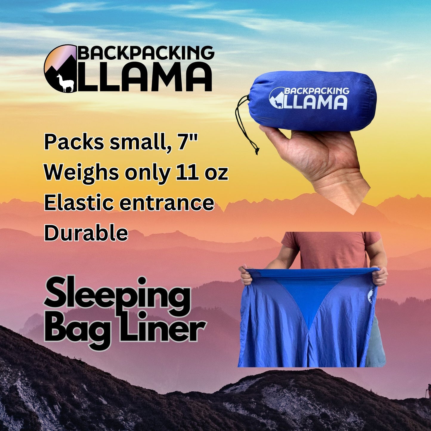 Blue Backpacking Liner