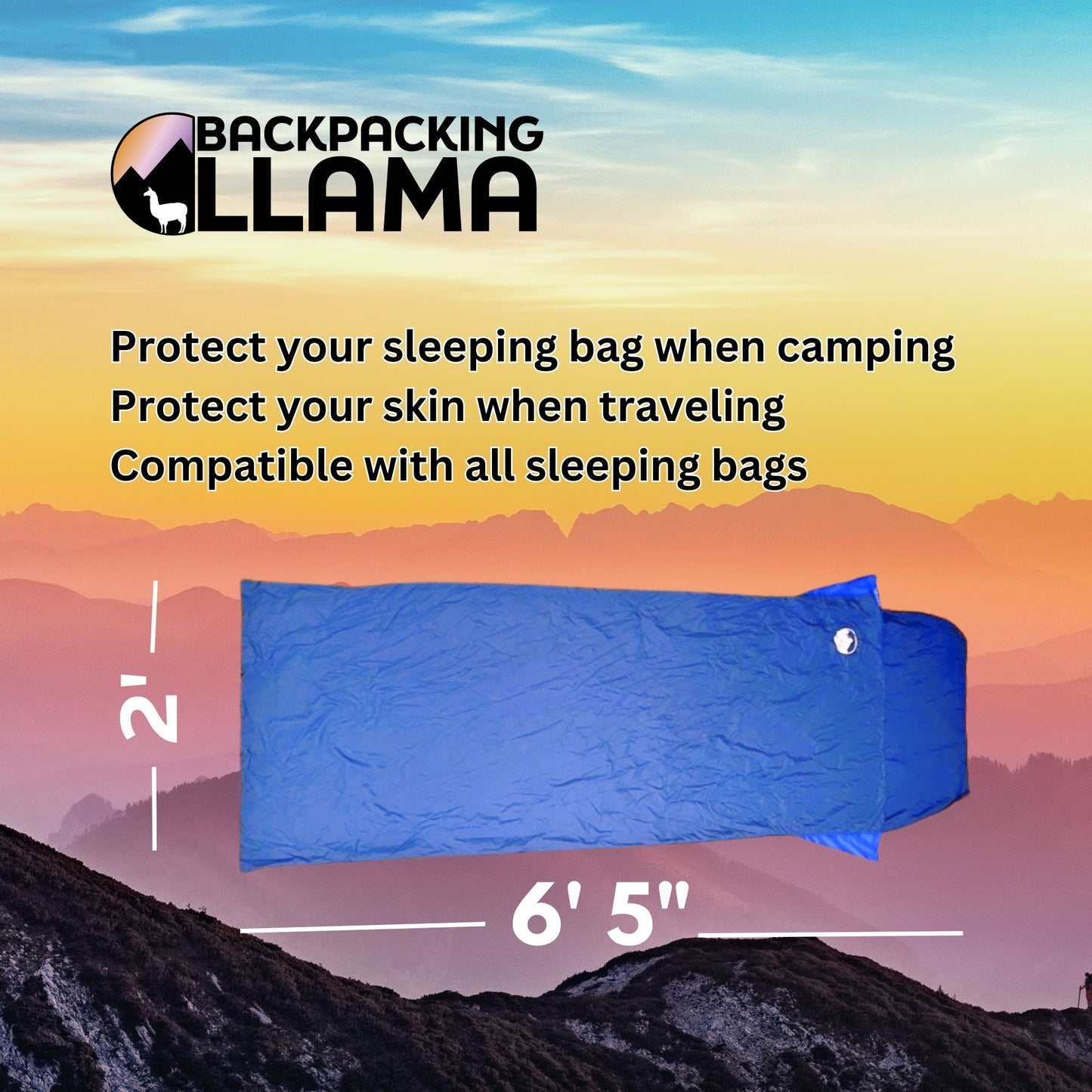 Blue Backpacking Liner